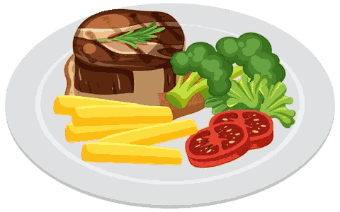 pictogramme d'un repas